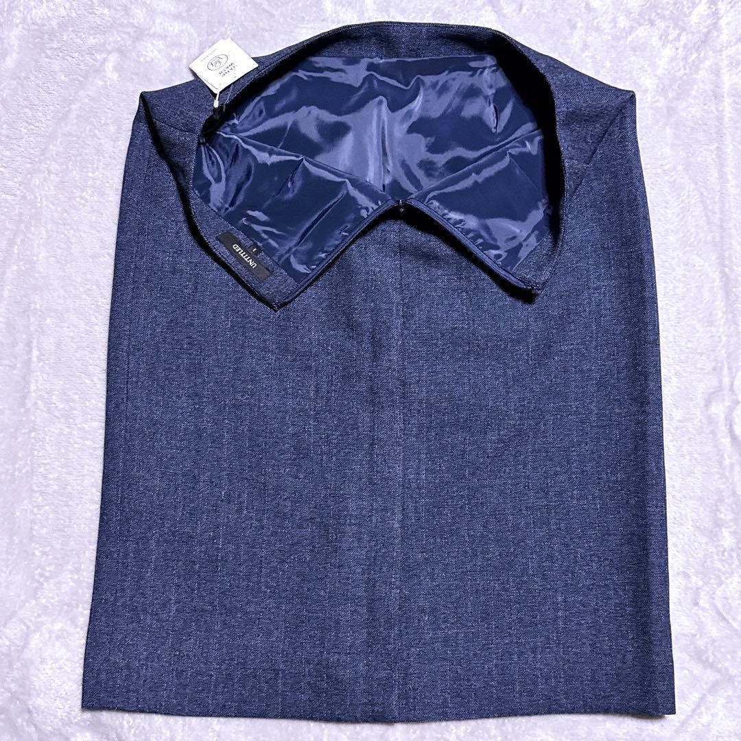 【未使用タグ付】アンタイトル スーツ スカート ウォッシャブル 大きいサイズ L