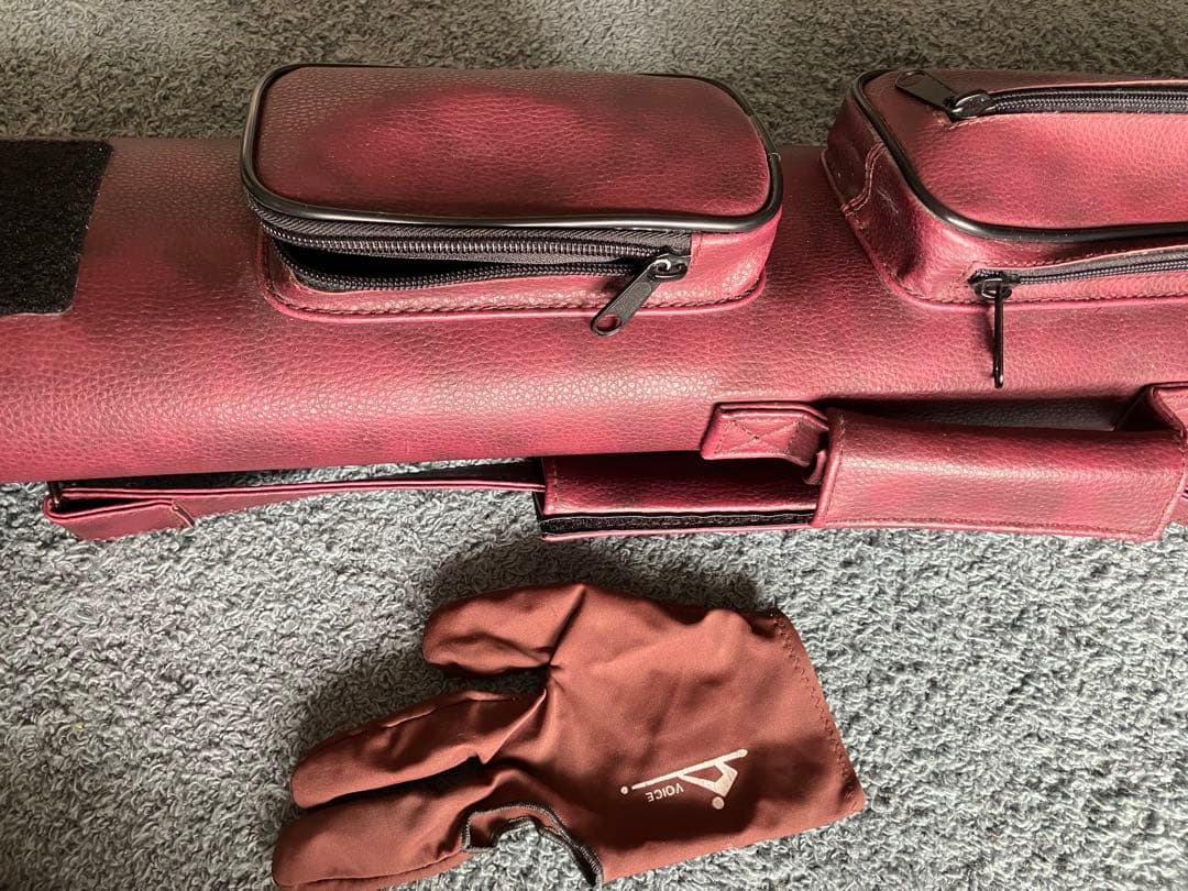 Lucasi ビリヤードキュー 3本セット レザーケース付き