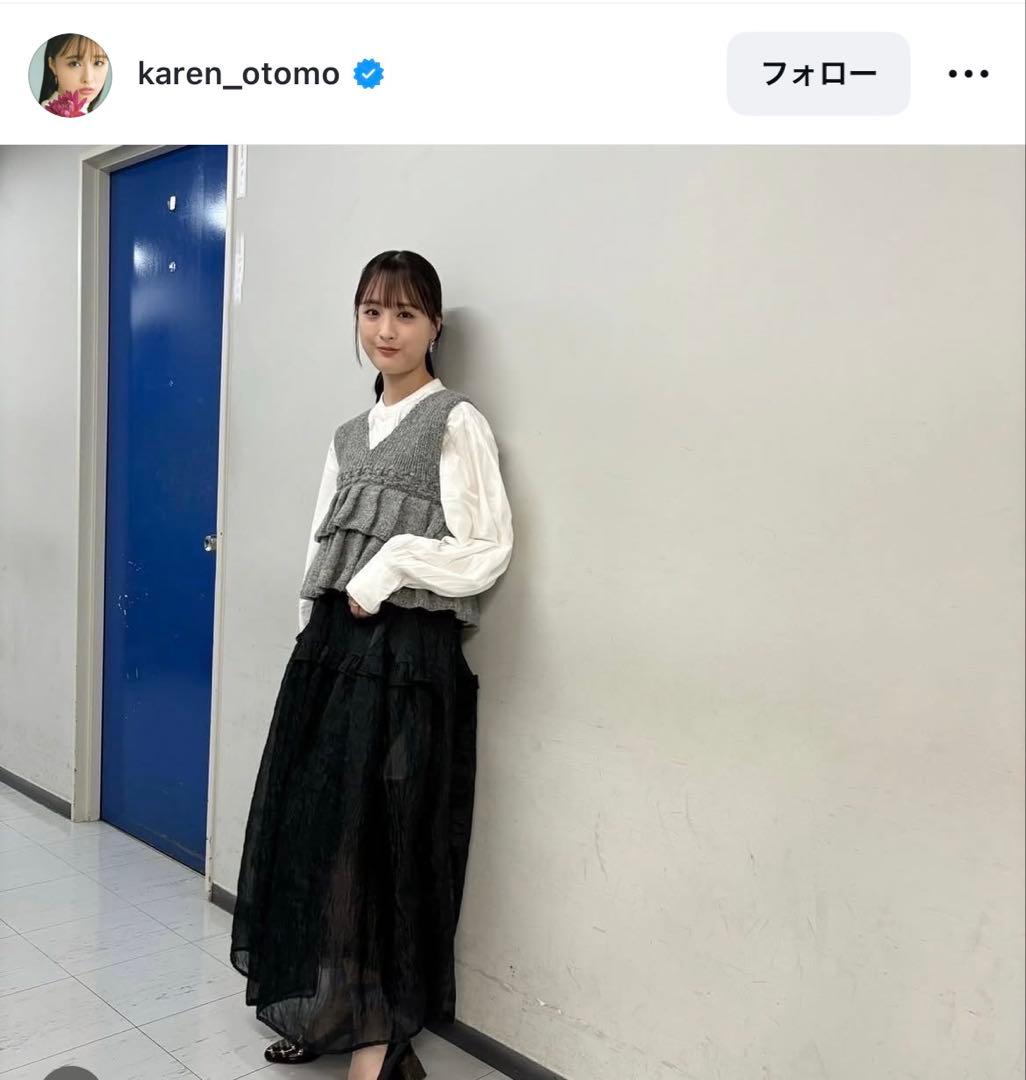 crinkle crinkle crinkleニットフリルベスト