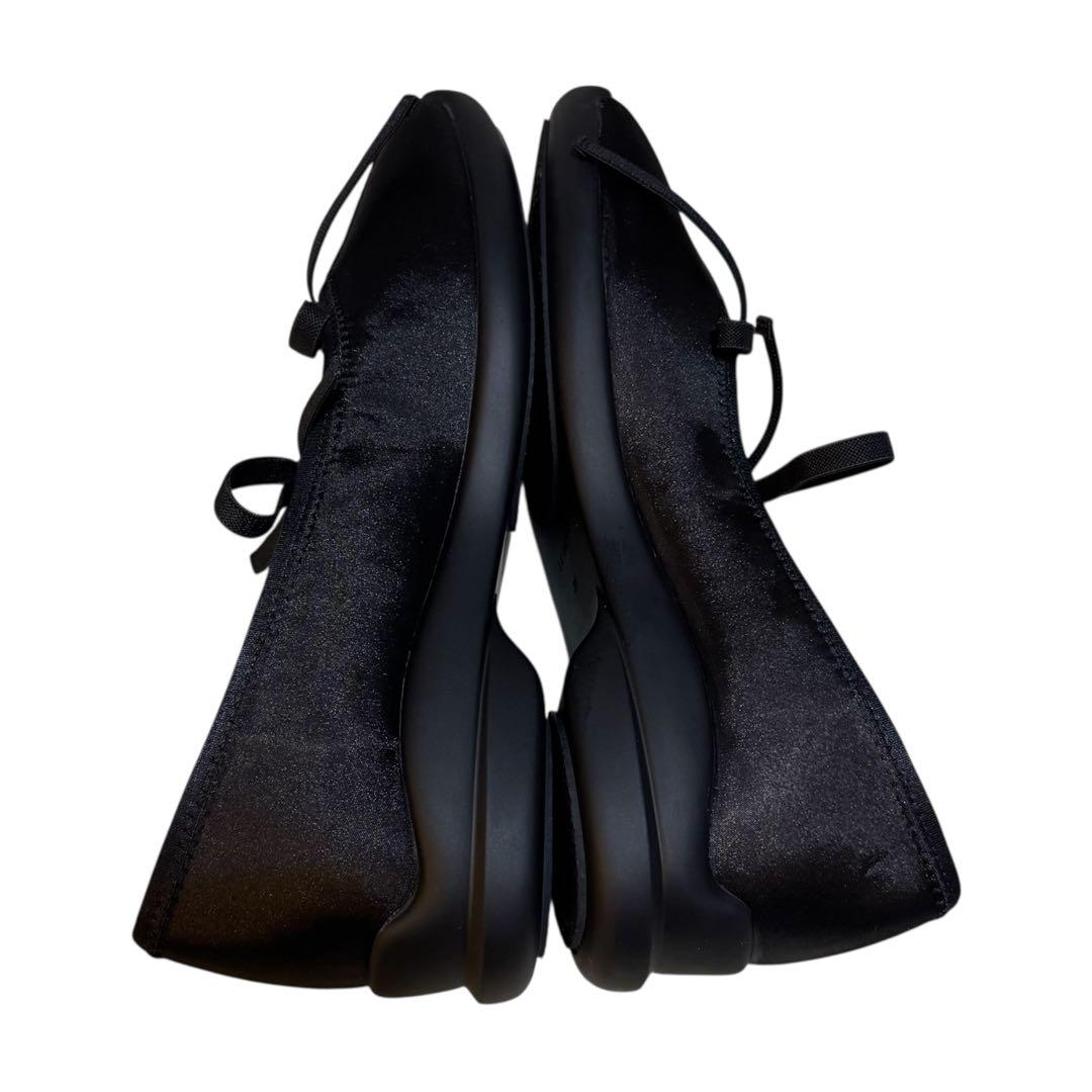 美品✨ LE TALON ルタロン Lダブルリボン バレリーナ フラットシューズ