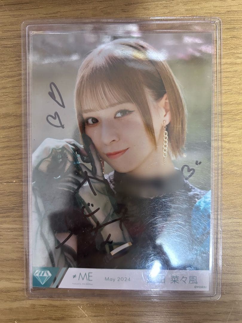 ≠ME 生写真 Marcato 冨田菜々風 直筆サイン コメこれ以上値下げ❌