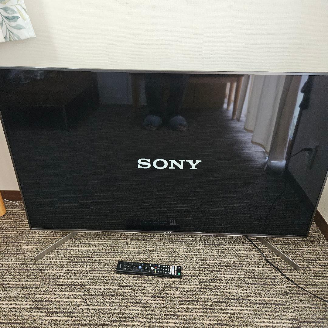 値下中(ジャンク品)SONY 液晶テレビ 本体 KJ-49X9500Gリモコン付