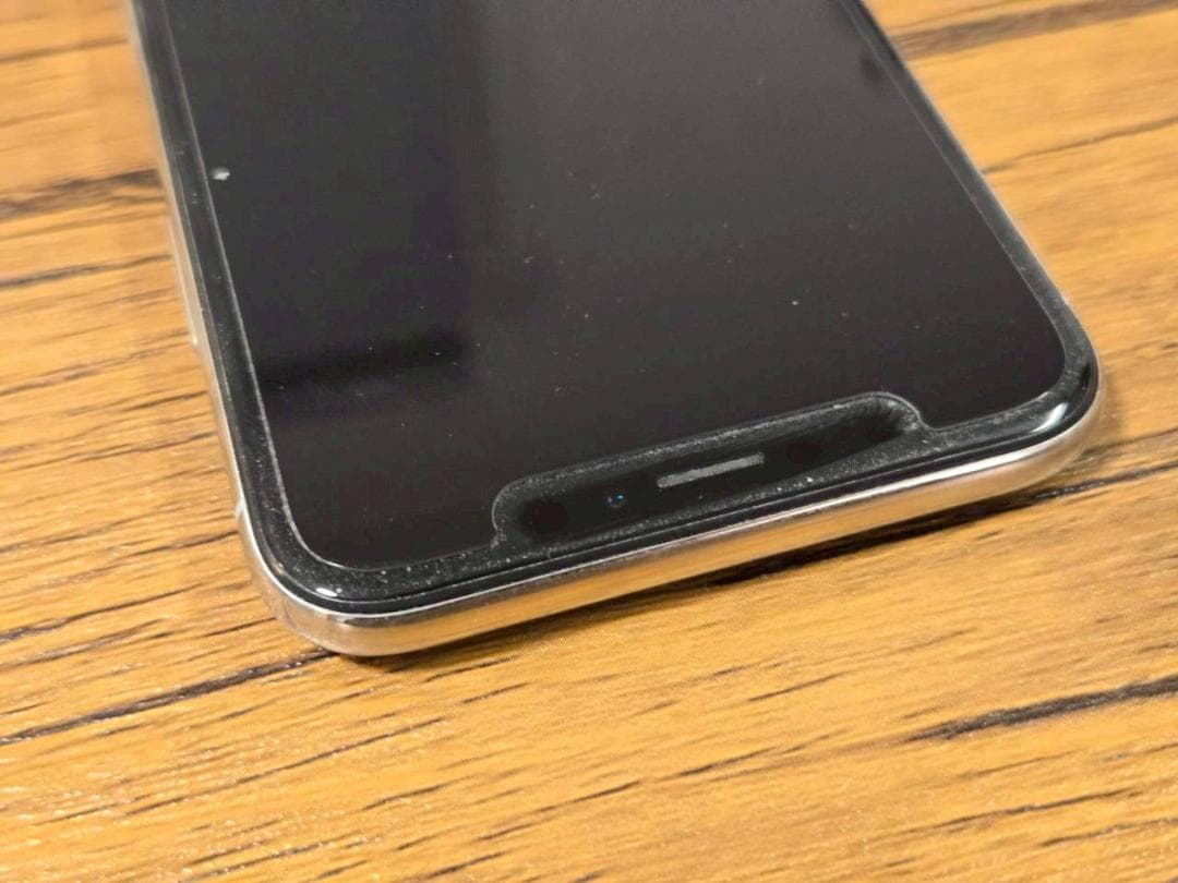 iPhone X 64GB　シルバー/ホワイト　バッテリー86％　iFaceつき