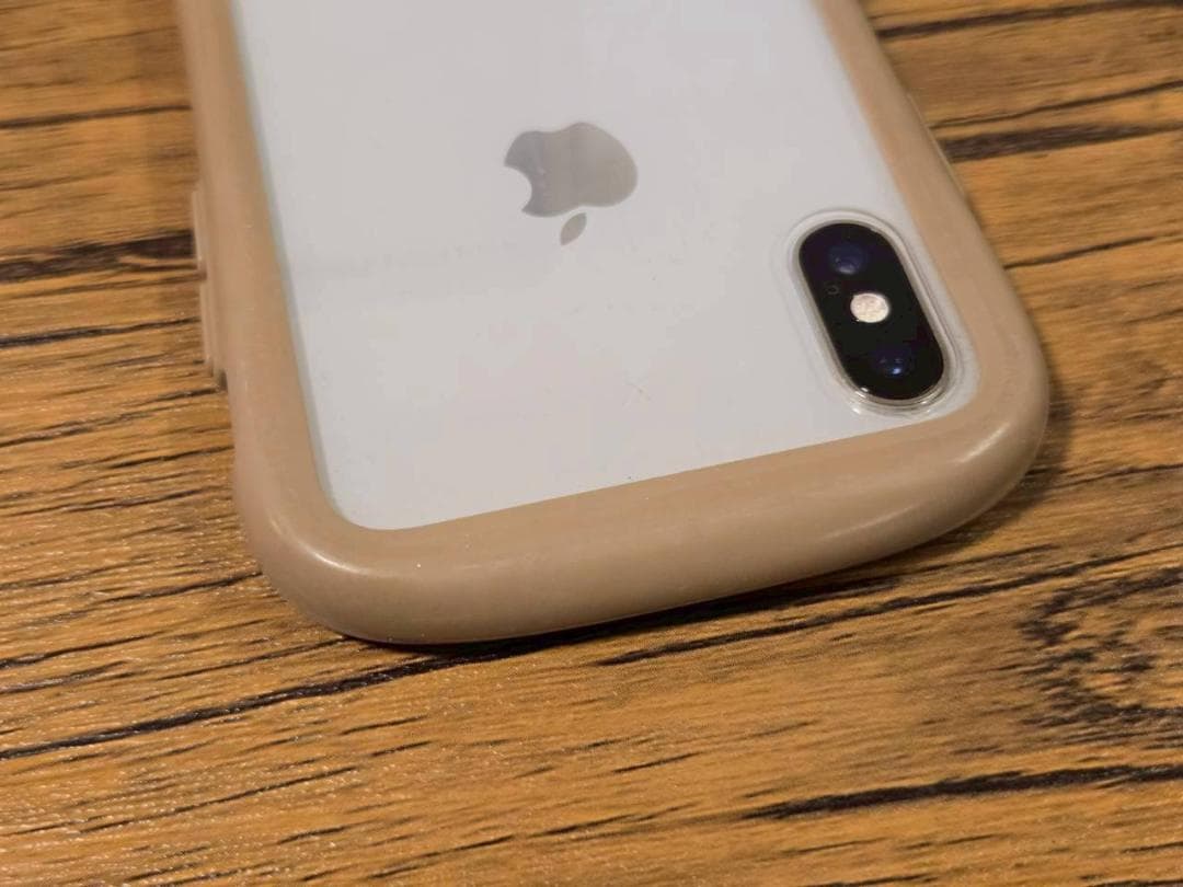 iPhone X 64GB　シルバー/ホワイト　バッテリー86％　iFaceつき