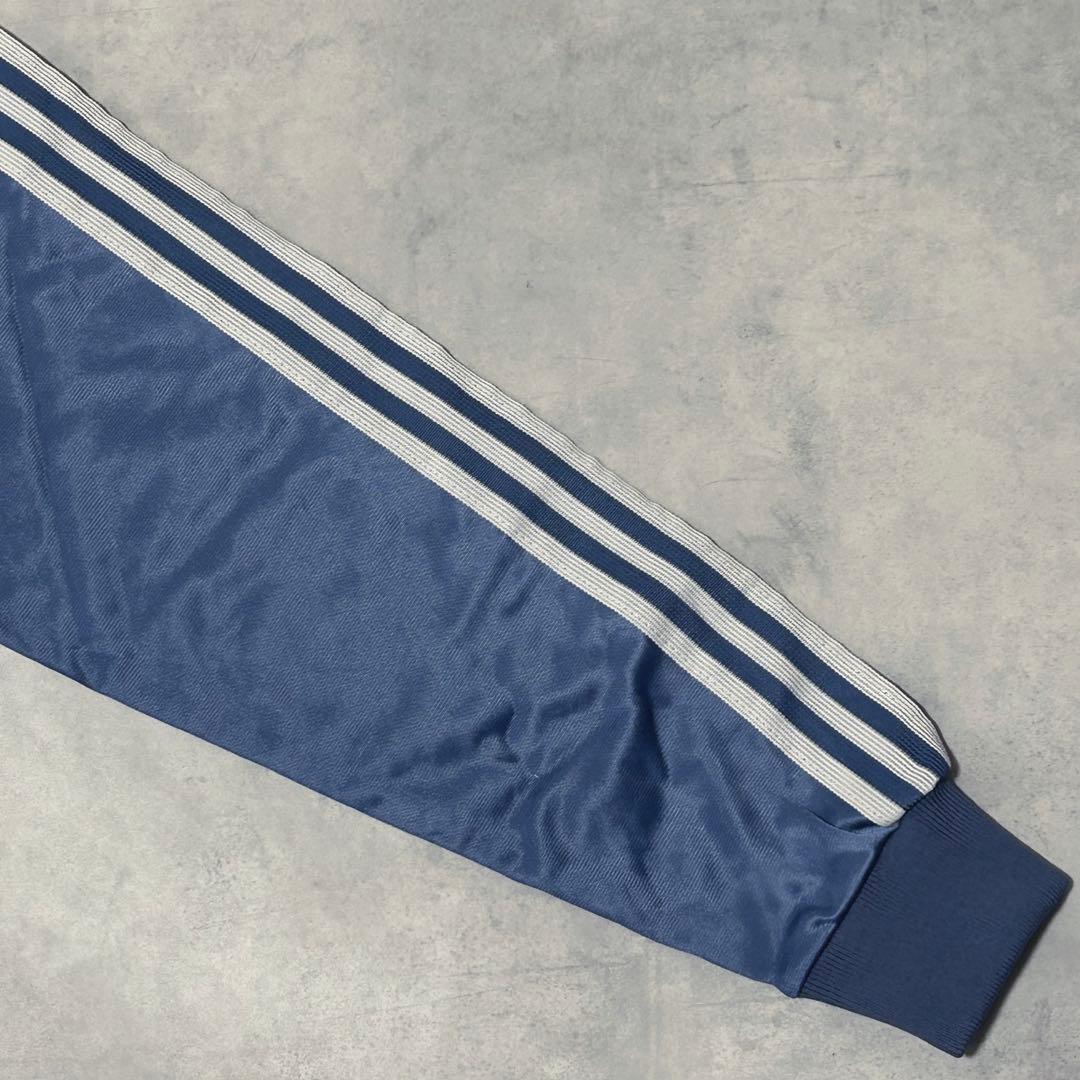 80s adidas ATP トラックジャケット ジャージ ブルーグレー 状態良