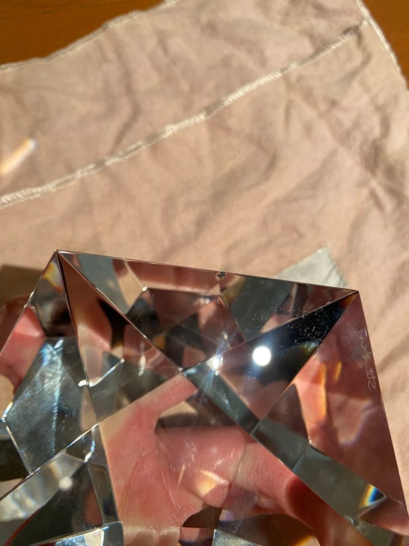 STEUBEN クリスタル　ペーパーウェイト　入れ物　セット