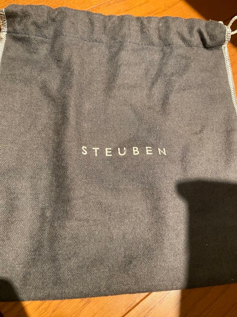 STEUBEN クリスタル　ペーパーウェイト　入れ物　セット