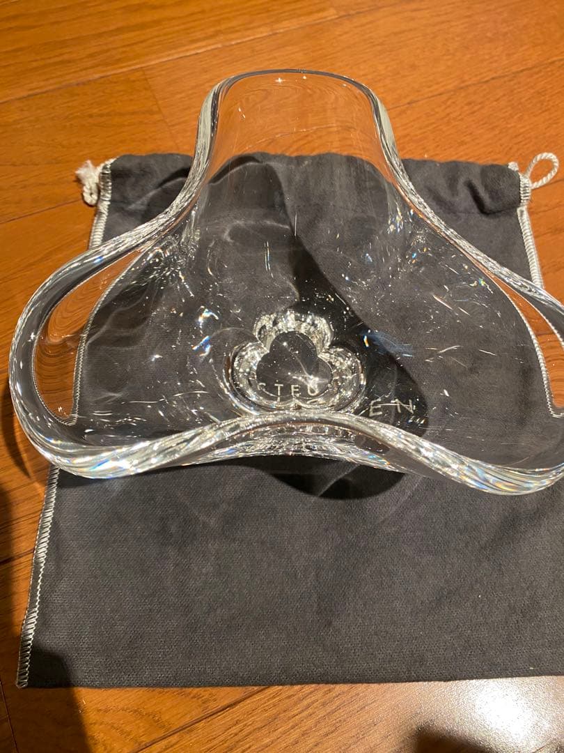 STEUBEN クリスタル　ペーパーウェイト　入れ物　セット