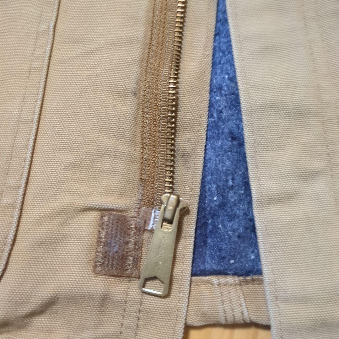 80sCarharttミシガンチョアコート　STUSSY元ネタ　ジップ仕様