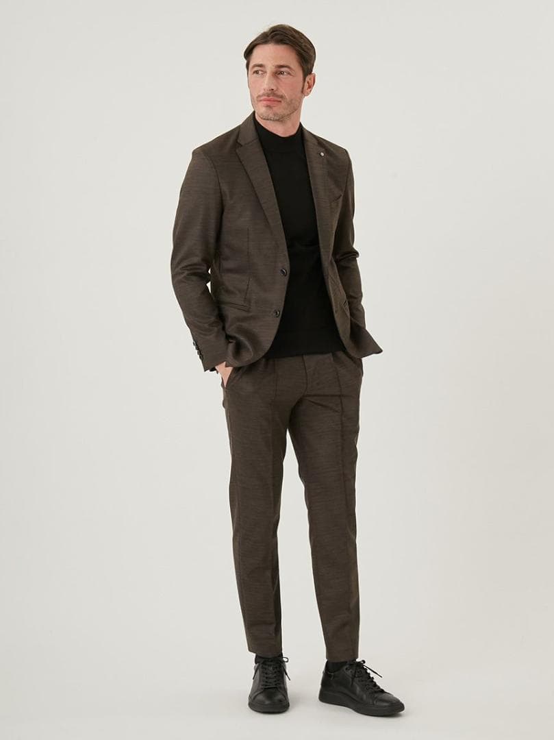 はらぺこさん専用　AOURE　25春夏セットアップ　ブラウン　サイズL