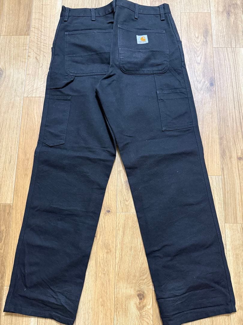 【美品】CarHartt wip （カーハート）ペインターパンツ　ブラック