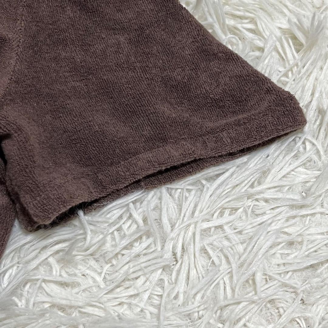 良品✨モンクレール 半袖オールインワン パイル地 パーカー ブラウン