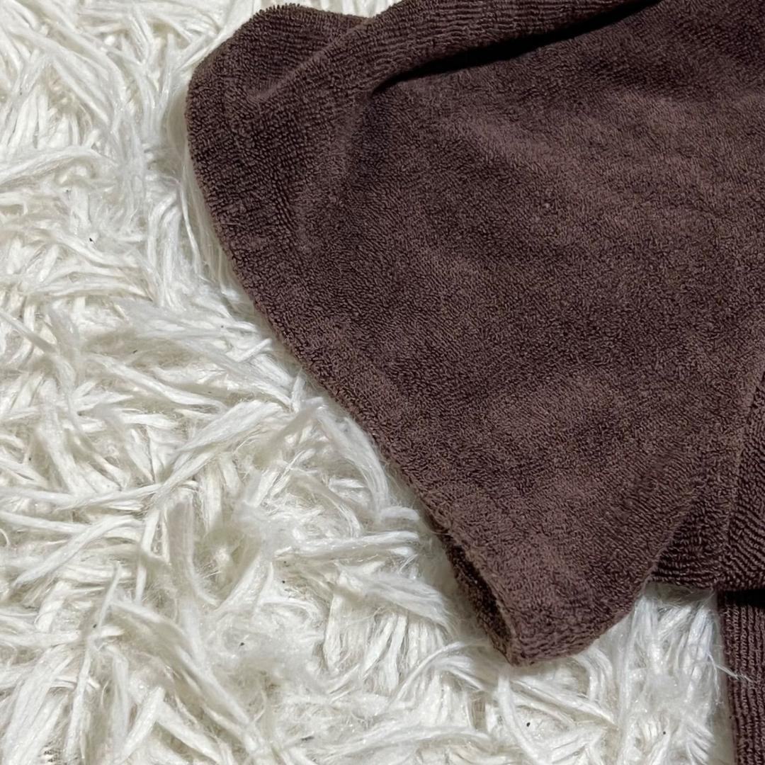 良品✨モンクレール 半袖オールインワン パイル地 パーカー ブラウン