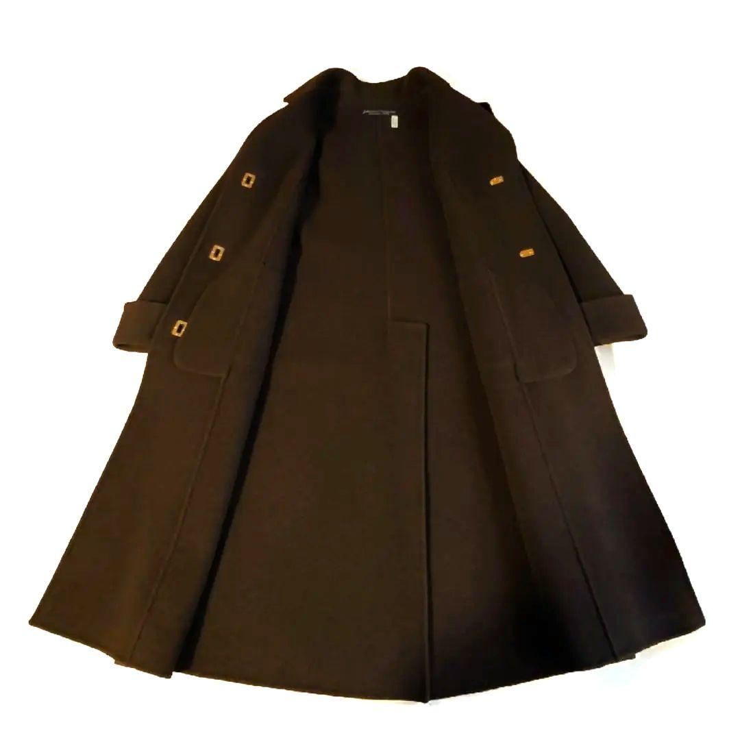 そら美品 Salvatore Ferragamo ロングチェスターコート