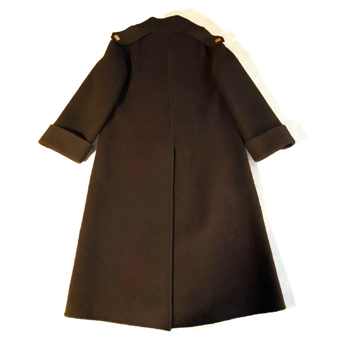 そら美品 Salvatore Ferragamo ロングチェスターコート