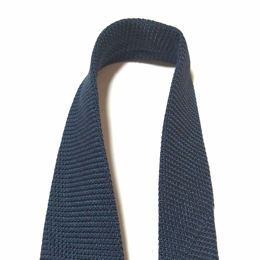 美品 マリネッラ ネクタイ ソリッド 無地 ハイブランド 高級シルク 光沢感 紺