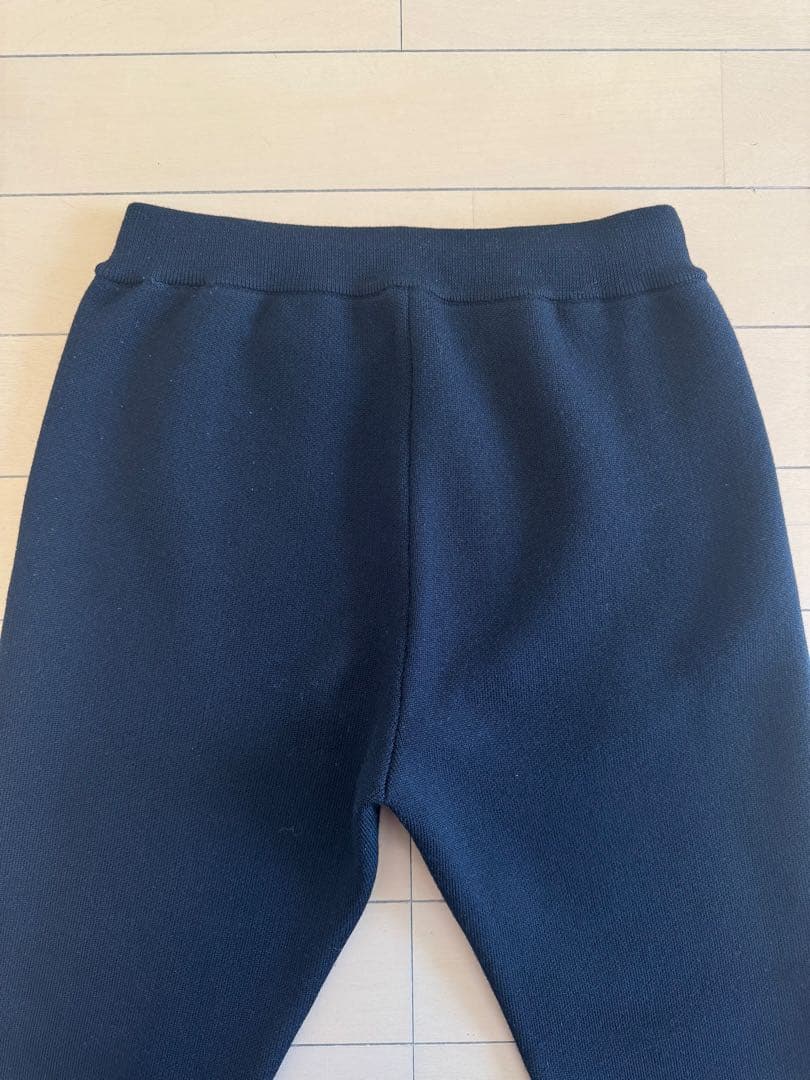 【 R'IAM PLAGE】スリットニットパンツ　36サイズ　クロ