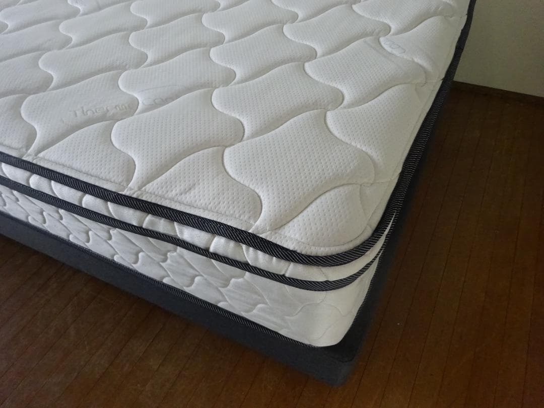 シーリー　プレミアムシリーズ　ダブルクッションベッド　セミダブル　展示品