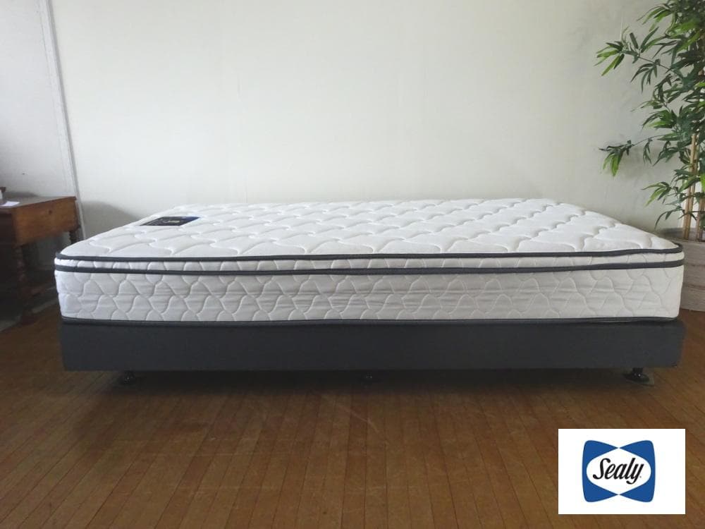 シーリー　プレミアムシリーズ　ダブルクッションベッド　セミダブル　展示品