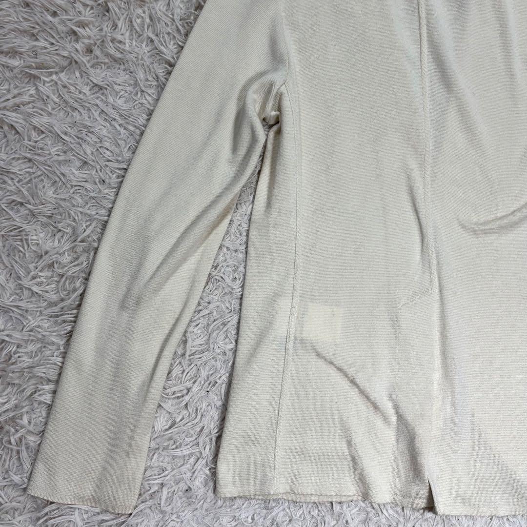 美品　LARDINI ラルディーニ コットンニットジャケット　イタリア製　M