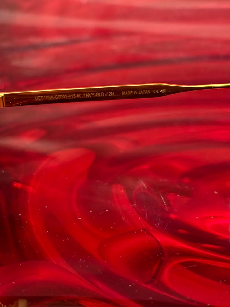 あさってのジョー トムブラウン サングラス 丸型 ブルー