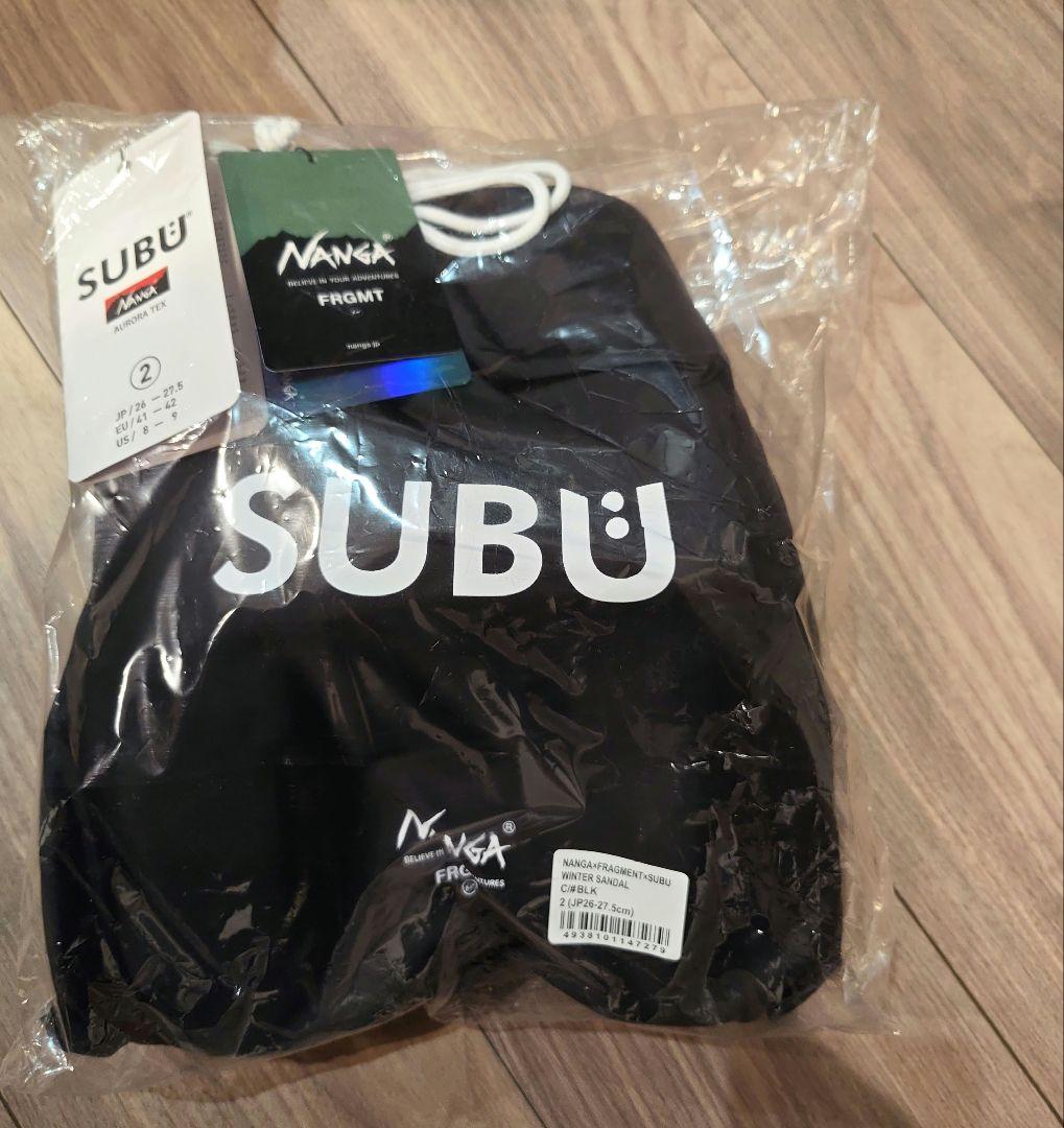 NANGA x FRAGMENT SUBU WINTER SANDAL サイズ2