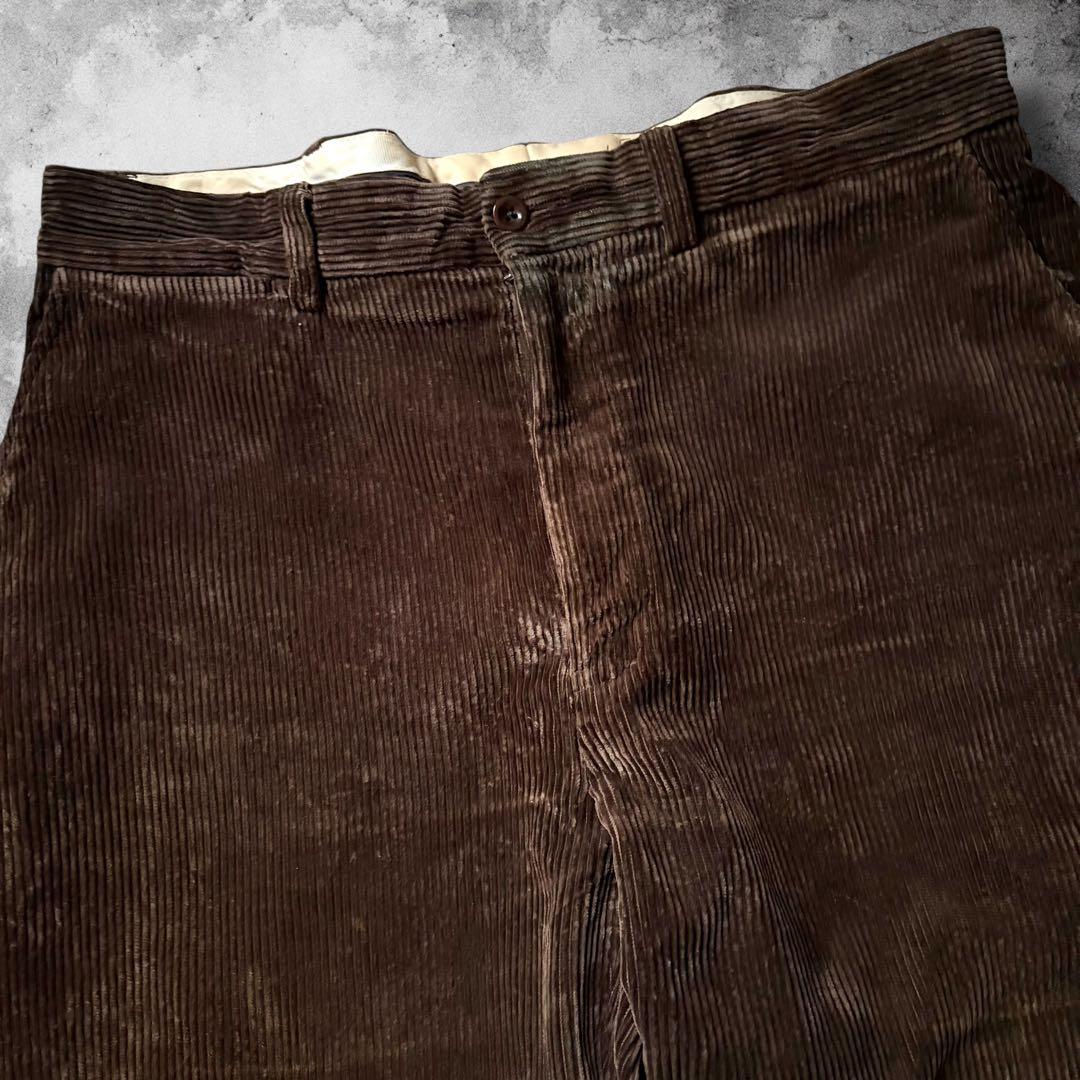 90s RalphLauren 太畝コーデュロイパンツ ヴィンテージ ポロコーズ