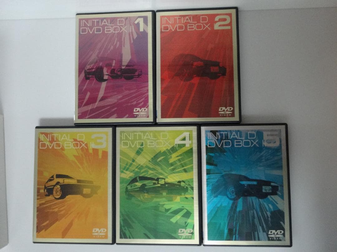 頭文字D DVD BOX First & Second Stage セット