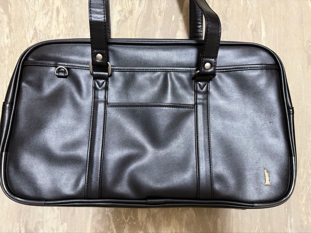 EASTBOY スクールバッグ　刺繍ロゴベージュ