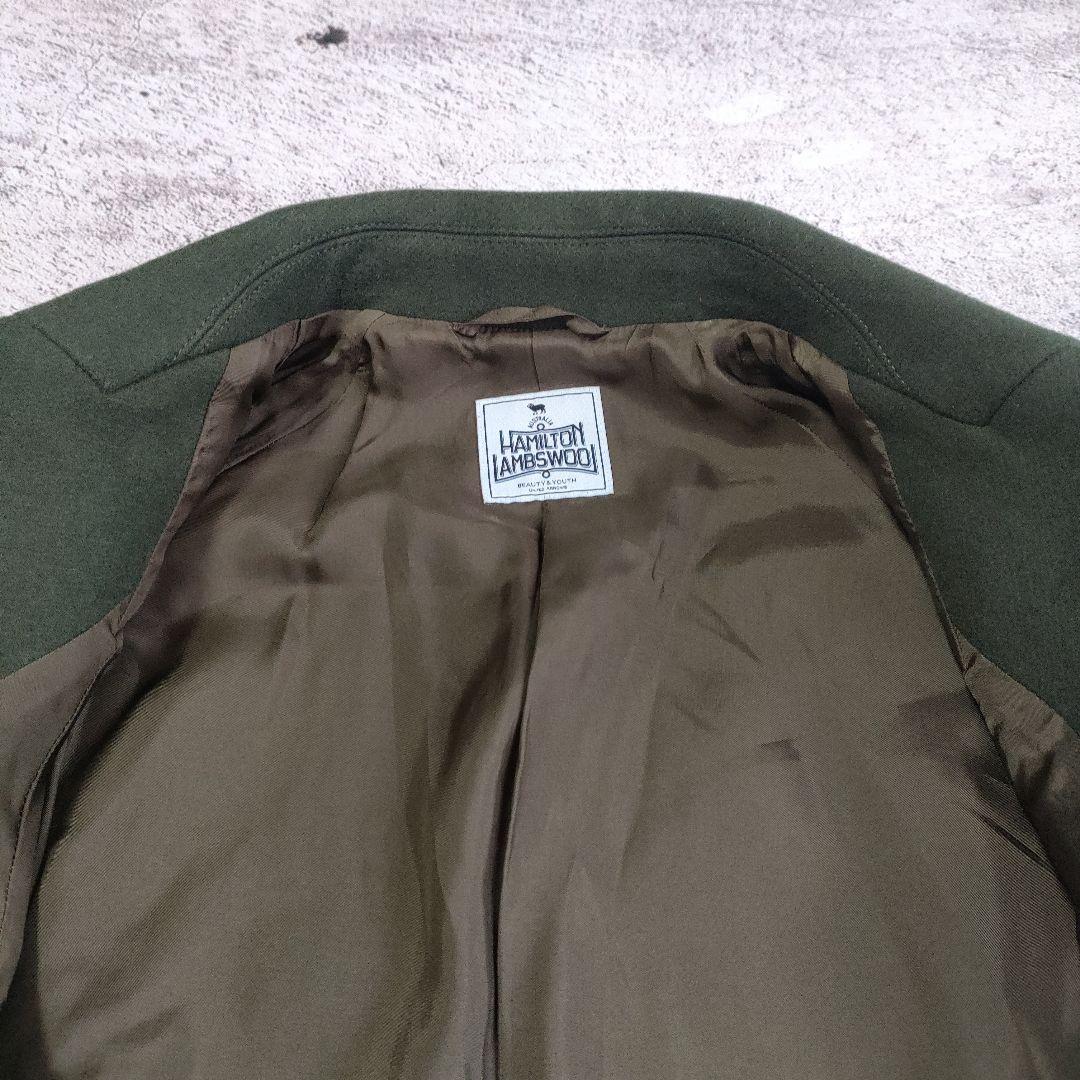 美品　B＆Yユナイテッドアローズ HAMILTON WOOL MIX Pコート