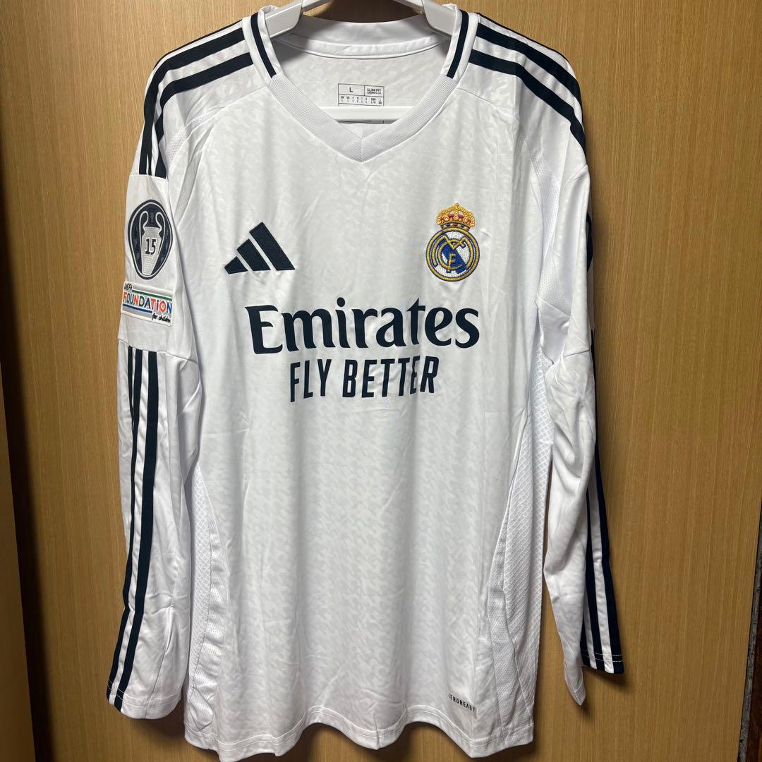 レアルマドリード 24-25 ホーム 長袖 ユニフォーム No.9 エンバペ
