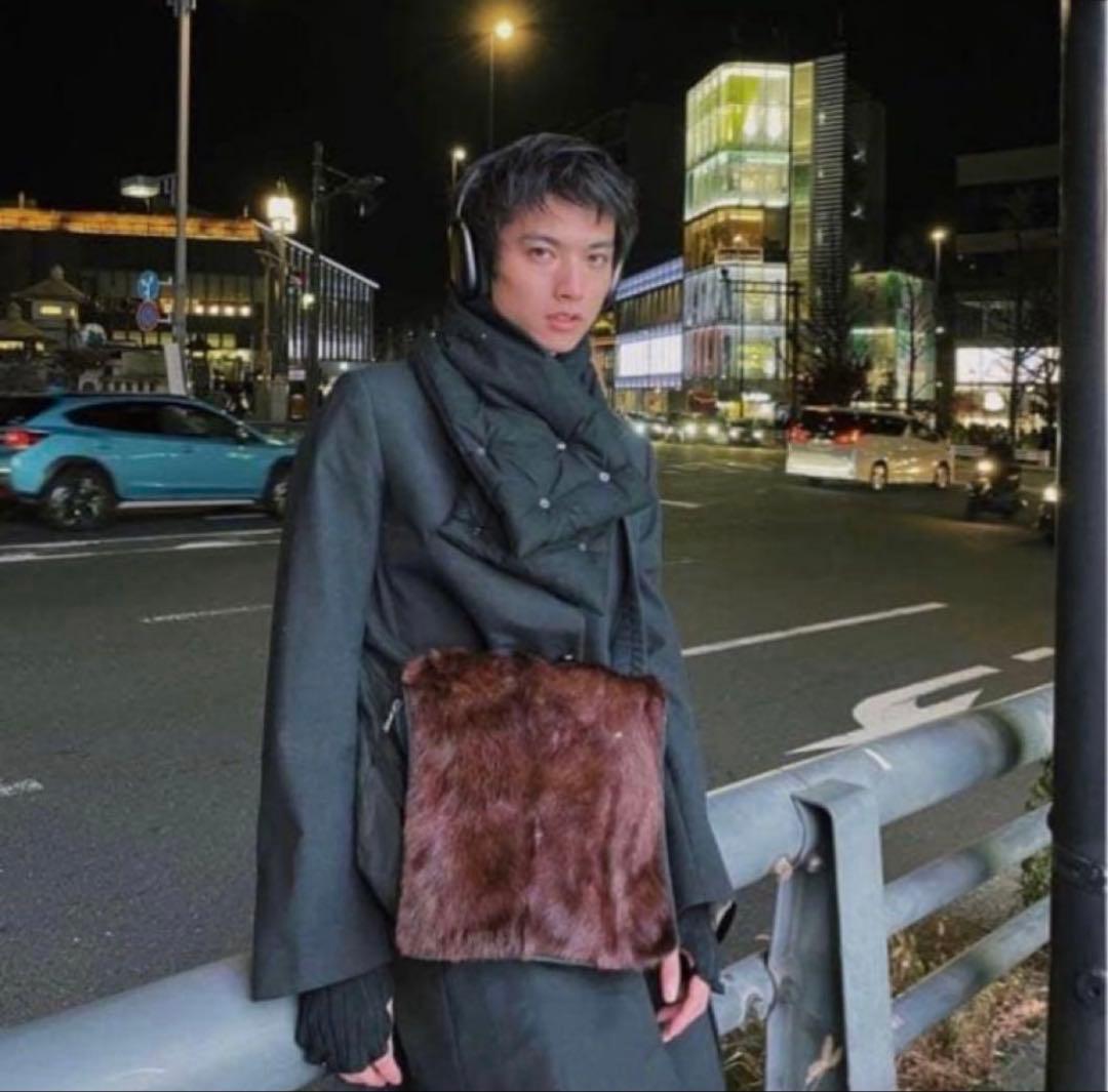 小物 Omar Afridi 21AW Verb Scarf BROWN DOBBY