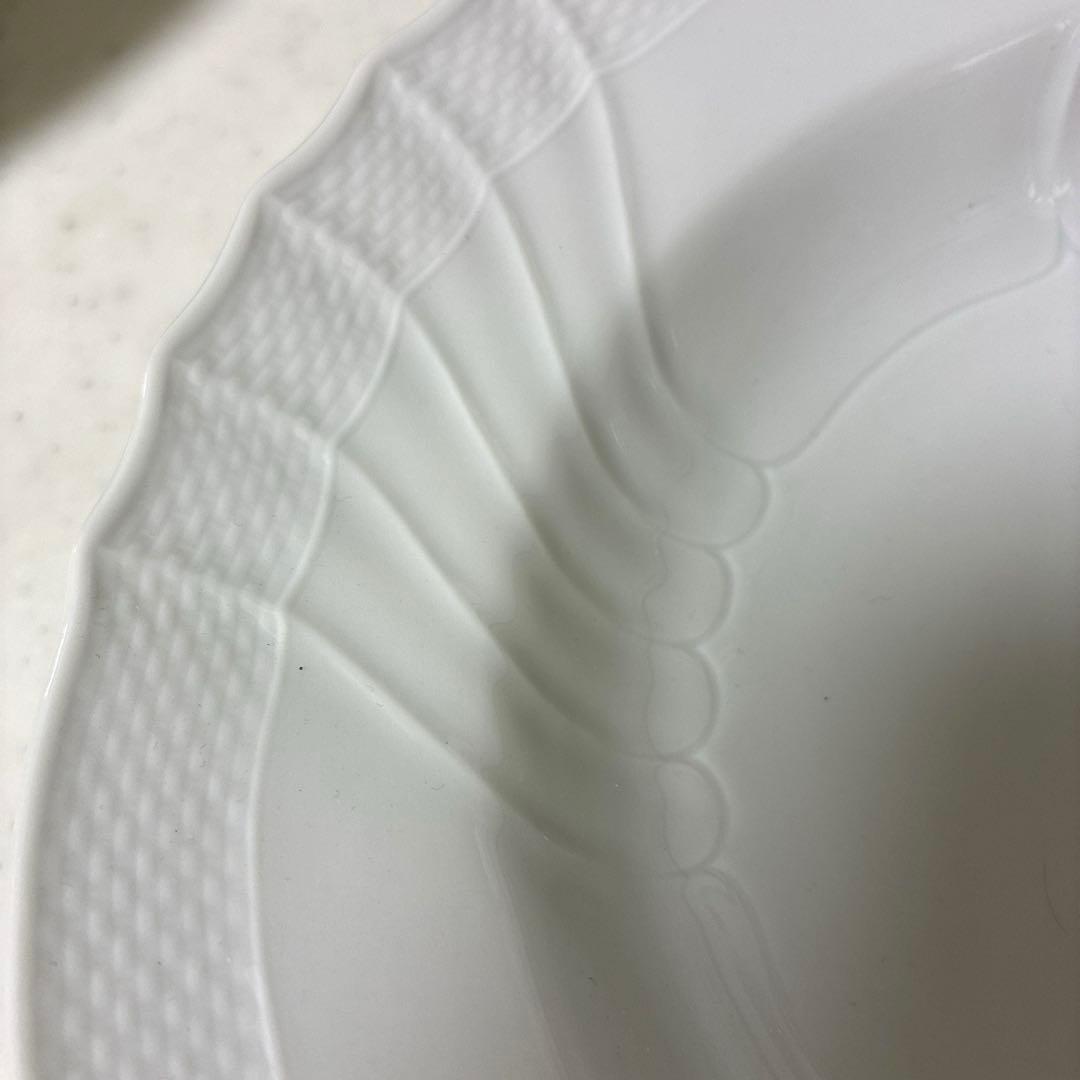 【美品】リチャードジノリ　ベッキオホワイト　スープ皿2枚