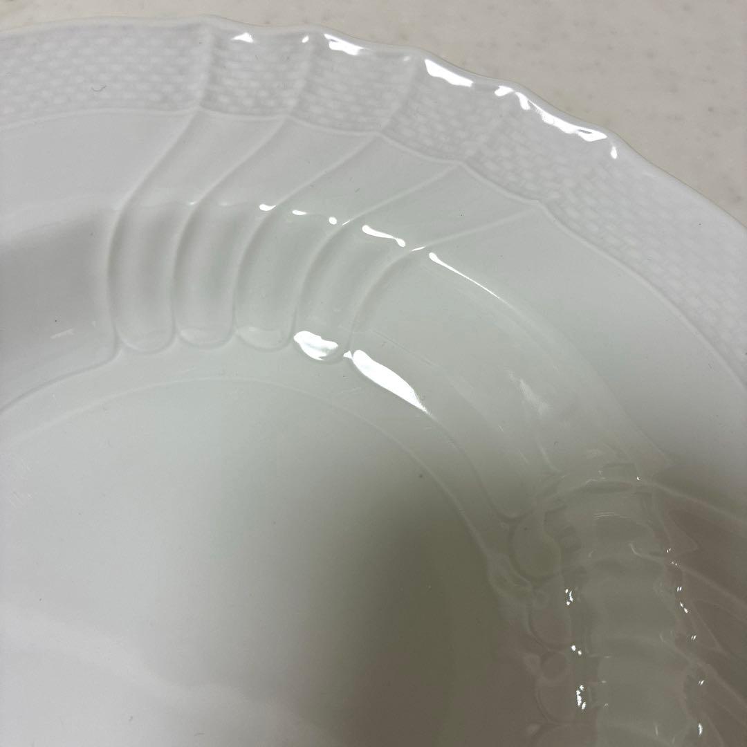 【美品】リチャードジノリ　ベッキオホワイト　スープ皿2枚