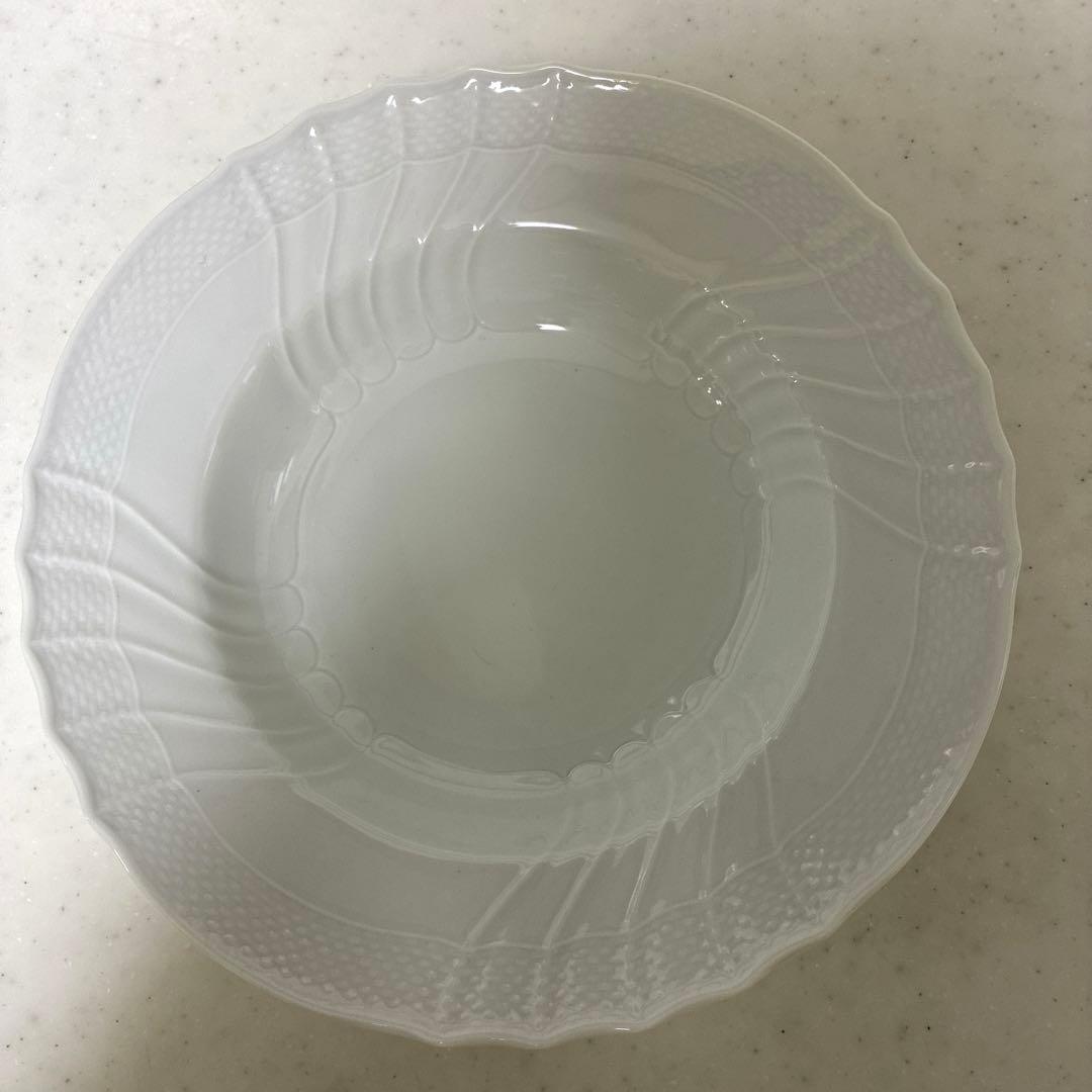 【美品】リチャードジノリ　ベッキオホワイト　スープ皿2枚