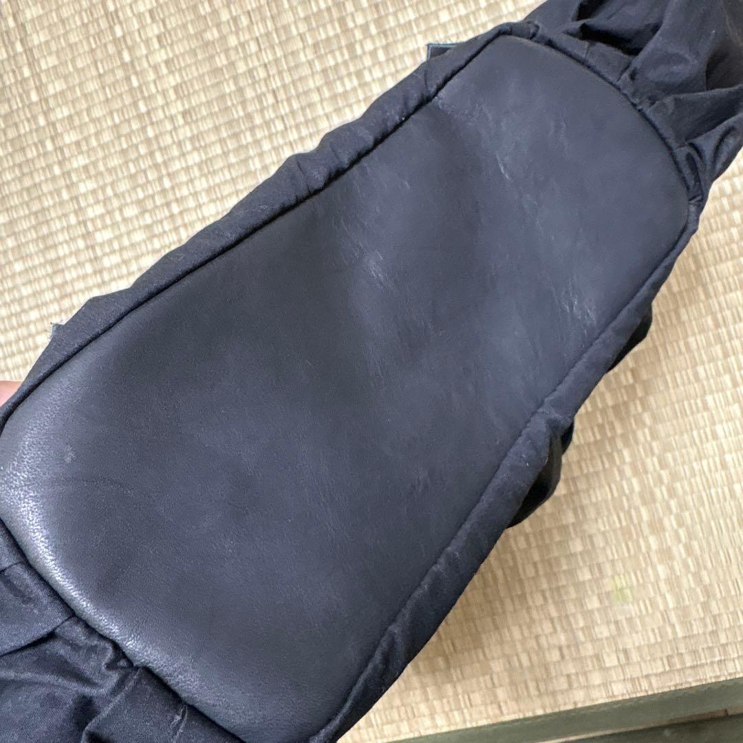 新品　LIMI feu ブラック レースアップ トートバッグ