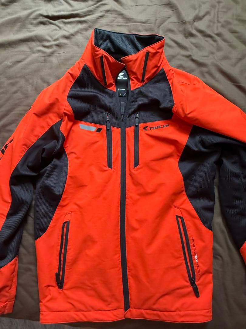 TAICHI メッシュジャケット オレンジ/ブラック RSJ328