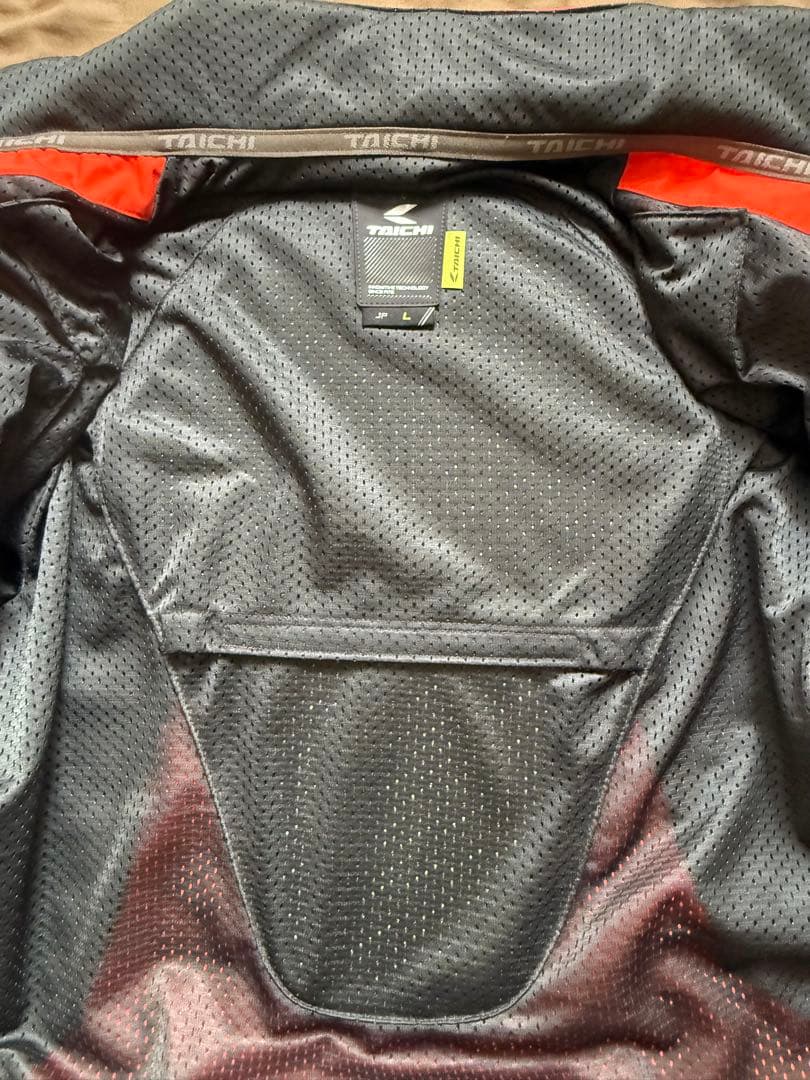 TAICHI メッシュジャケット オレンジ/ブラック RSJ328
