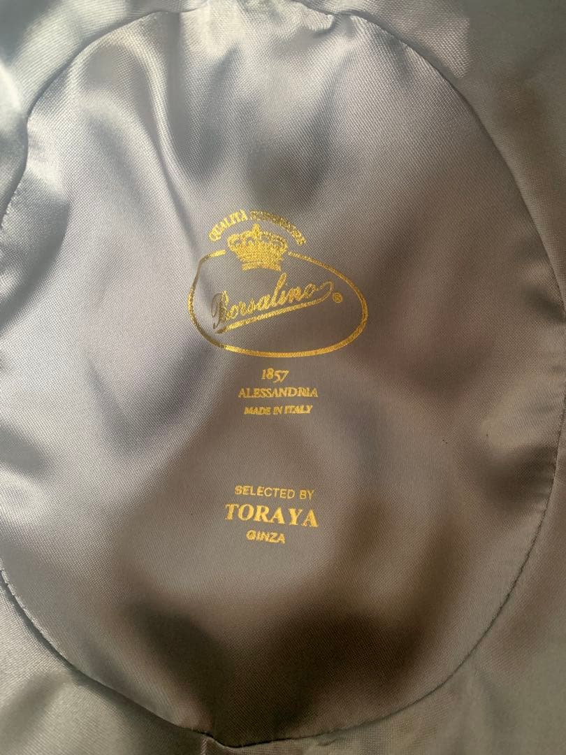 Borsalino ボルサリーノ★グレー★サイズ62★ウールハット★銀座トラヤ