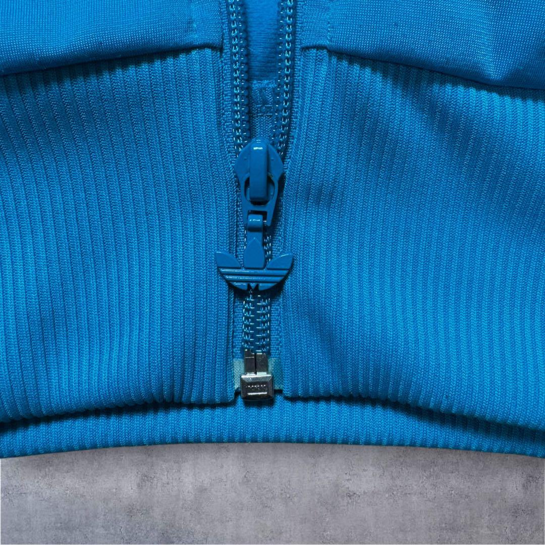 【激レア】adidasファイヤーバードトラックジャケット青/ピンクMレトロ古着