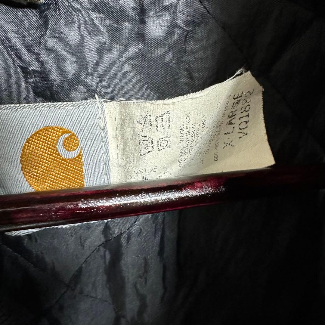 80s 90s 鬼フェード Carhartt ダックベスト USA製