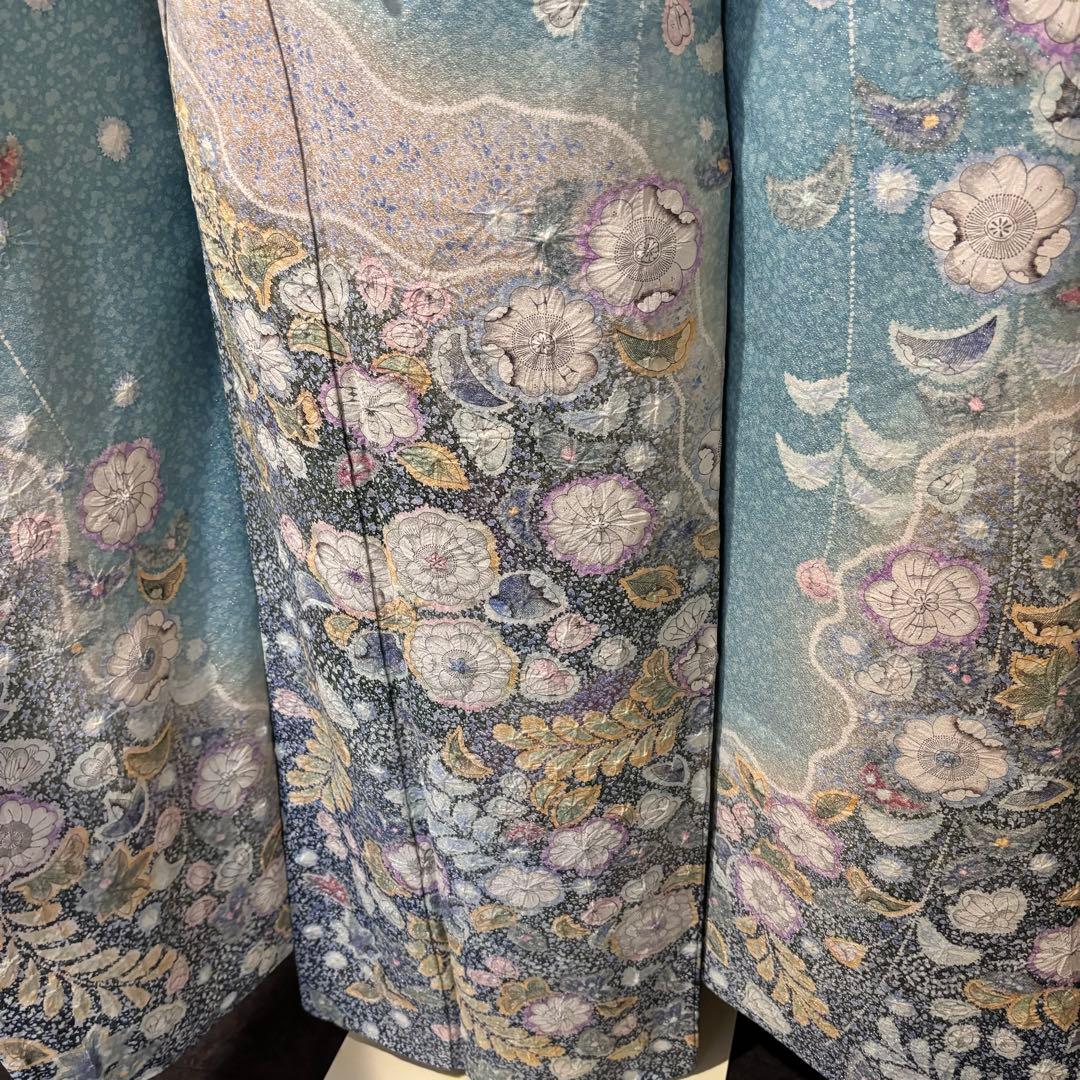 美品　辻ヶ花　銀通し　花絞り　暈し　逸品　振袖　フルセット 振り袖