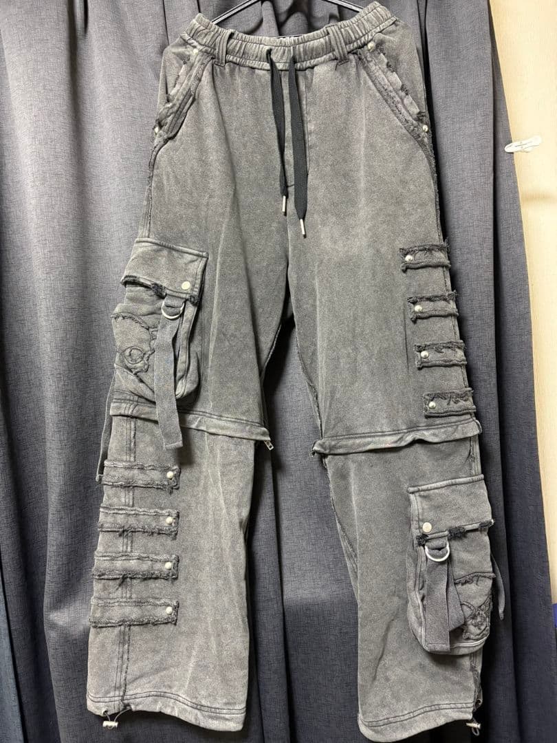 GAM CHU（ガムチュ） 赴くままに分解分離スウェットカーゴパンツ