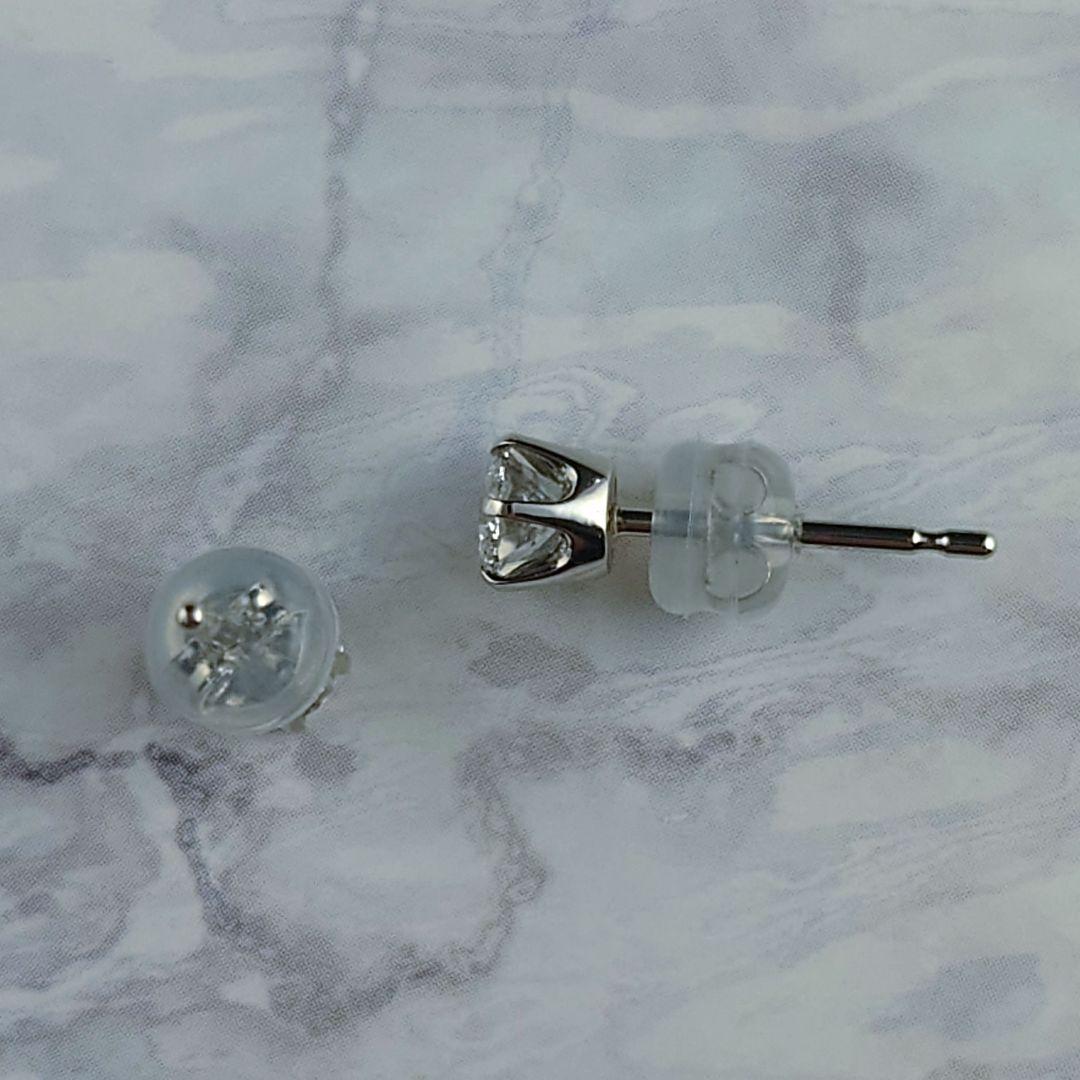 専用　Ptダイヤモンドピアス プラチナ ダイヤ 鑑定書付き 一粒石