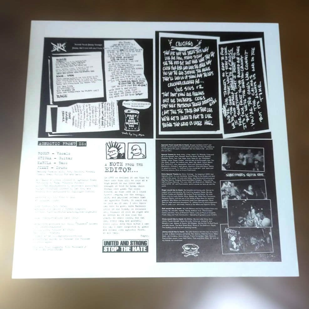 洋楽 AGNOSTIC FRONT / SOMETHING'S GOTTA GIVE