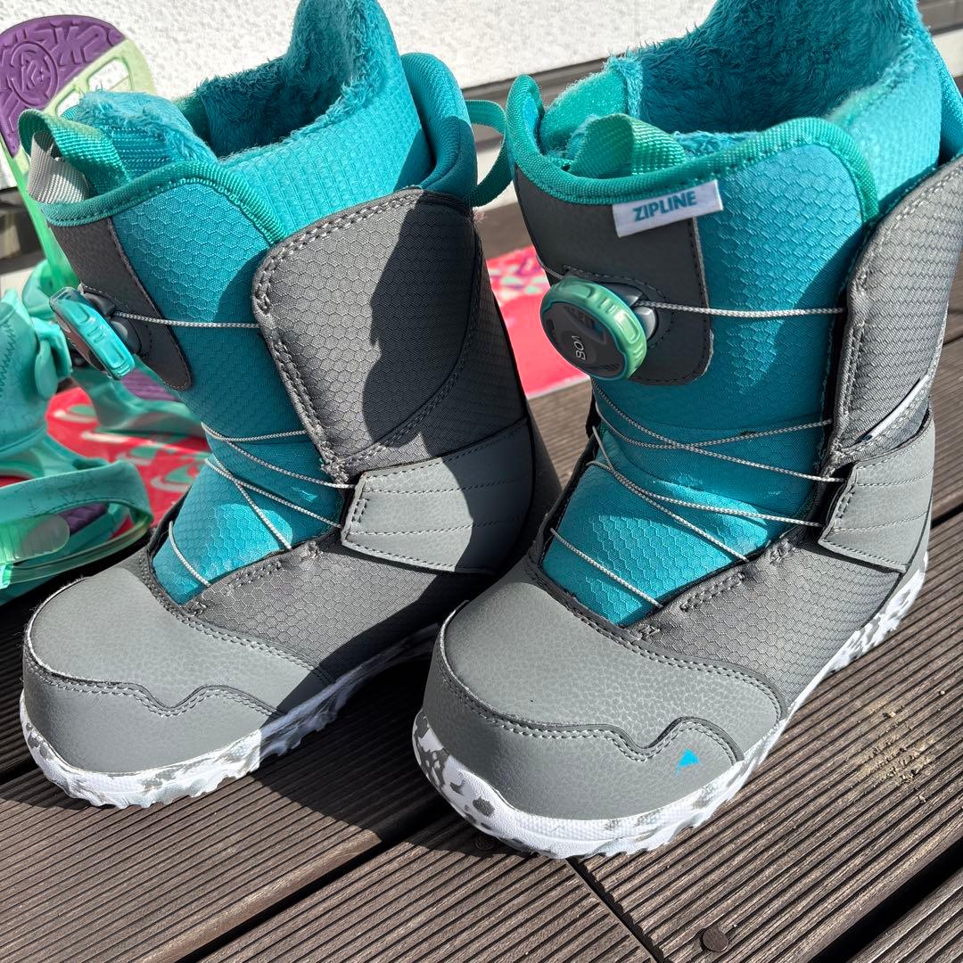 ず*ん様 キッズスノーボード3点セット　Burton✖️k2