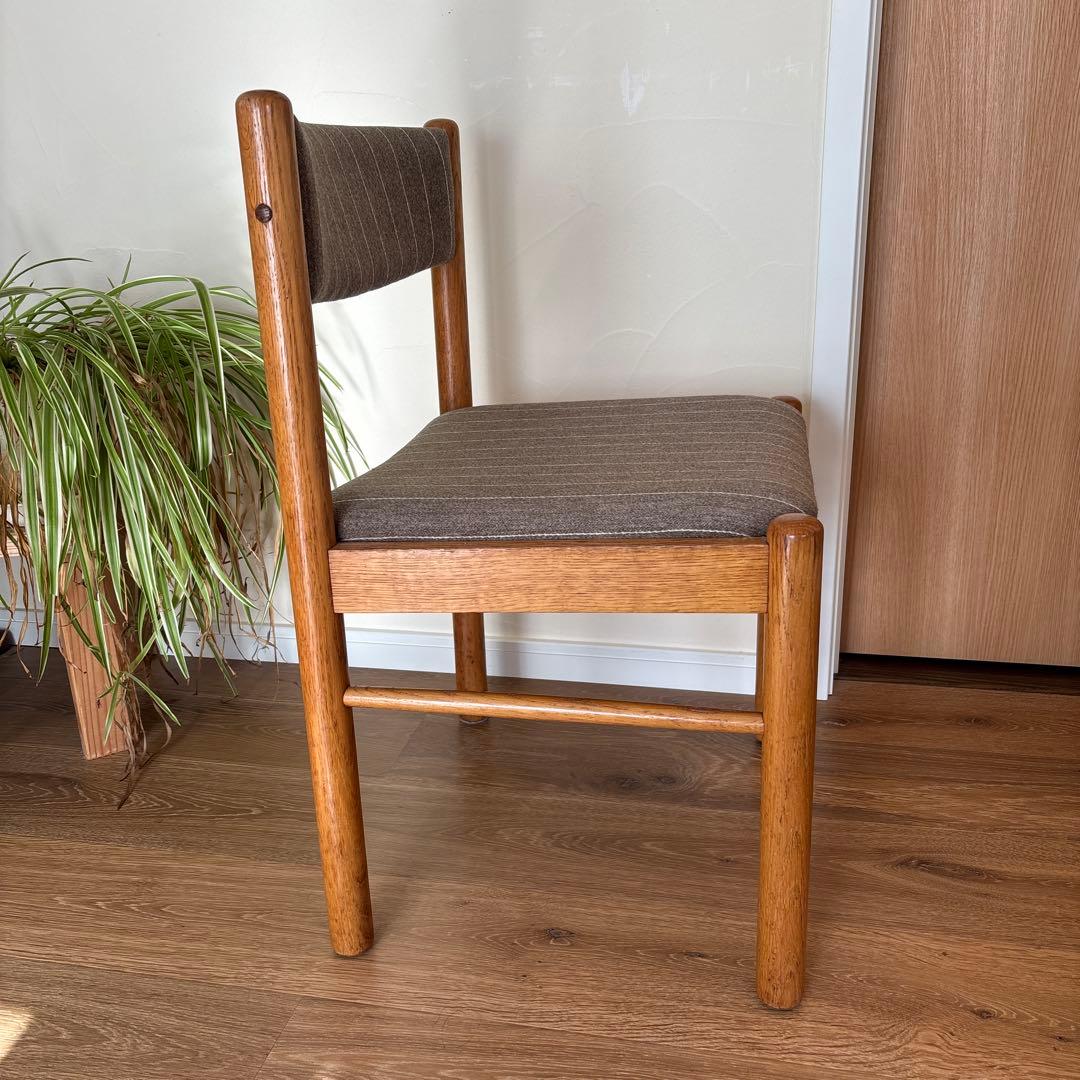値下げ北欧ヴィンテージ　ダイニングチェア　デンマーク　椅子　オーク
