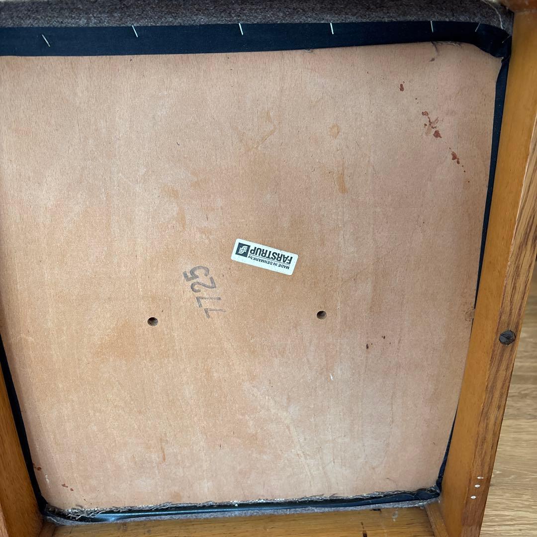 値下げ北欧ヴィンテージ　ダイニングチェア　デンマーク　椅子　オーク