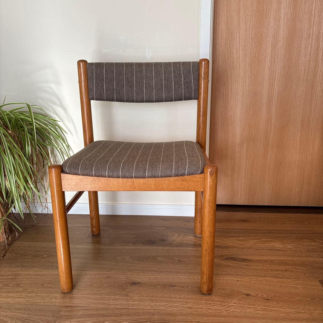 値下げ北欧ヴィンテージ　ダイニングチェア　デンマーク　椅子　オーク