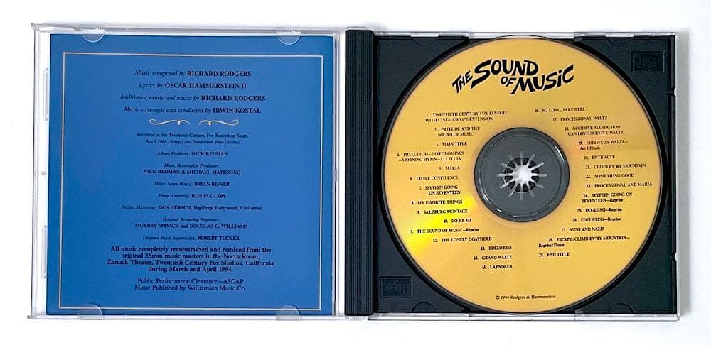 廃盤 24K GOLD CD サウンド・オブ・ミュージック サウンドトラック